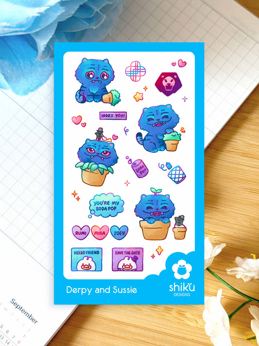 Derpy and Sussie Sticker Sheet