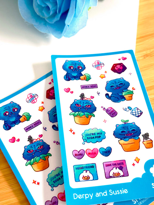 Derpy and Sussie Sticker Sheet