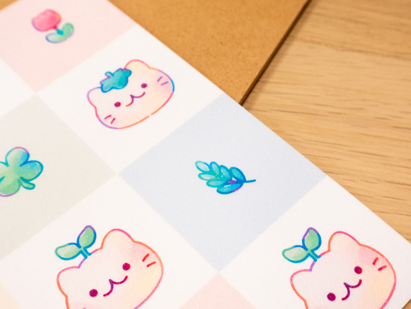 [GLITTER] Self Adhesive Clear Cold Laminate A4