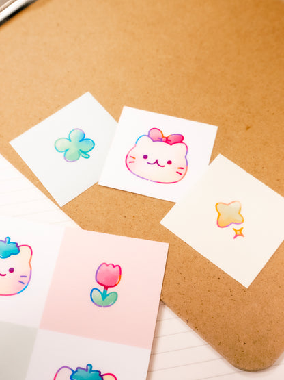 [SATIN] Self Adhesive Clear Cold Laminate A4