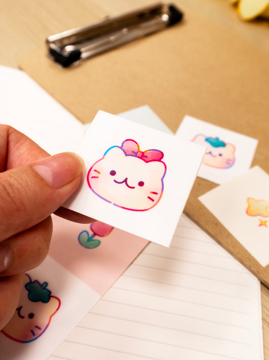 [SATIN] Self Adhesive Clear Cold Laminate A4