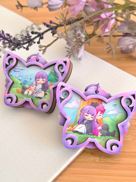 Fern Wooden Keychain