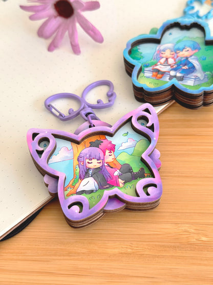 Fern Wooden Keychain