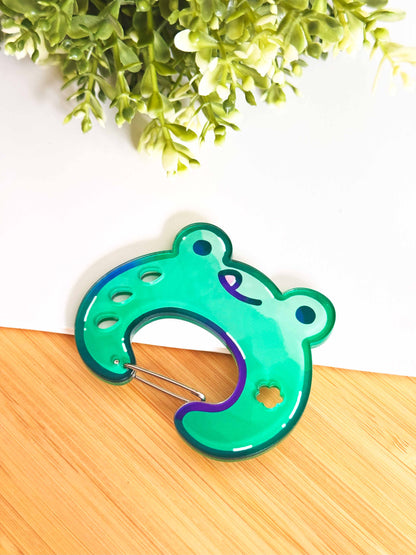 Frog Acrylic Carabiner