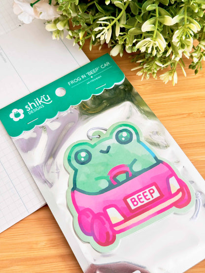 Frog Car Beep Beep Air Freshener