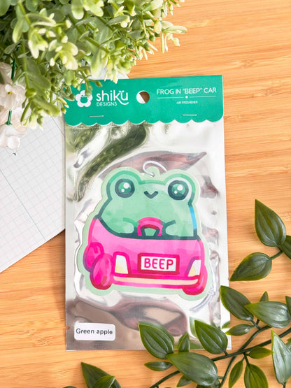 Frog Car Beep Beep Air Freshener