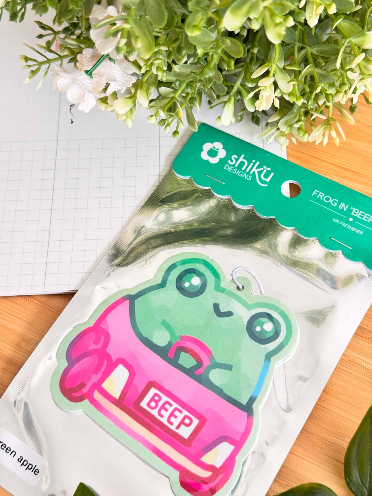 Frog Car Beep Beep Air Freshener