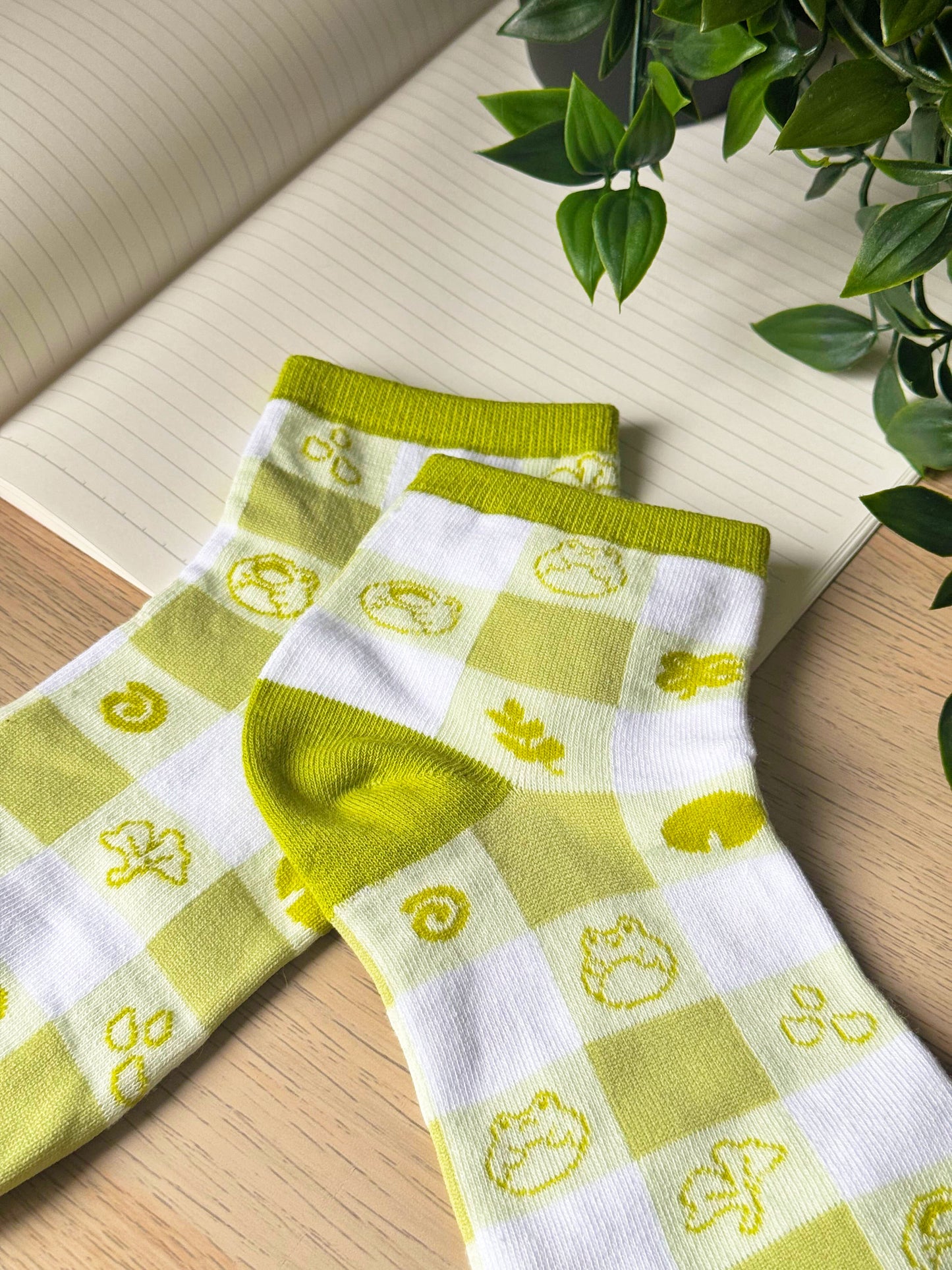 Green Froggo Low Cut Socks
