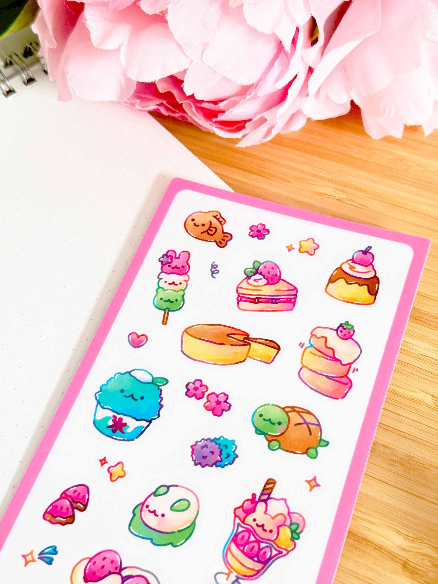 Japanese Sweeties Sticker Sheet