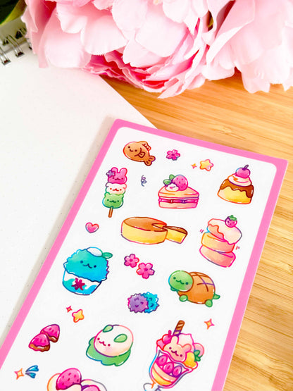 Japanese Sweeties Sticker Sheet