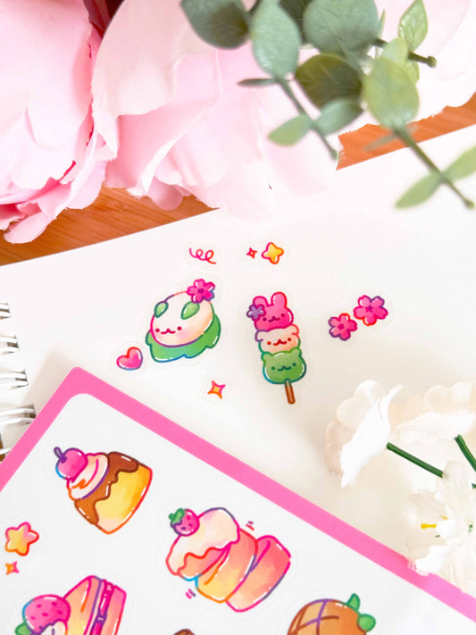 Japanese Sweeties Sticker Sheet