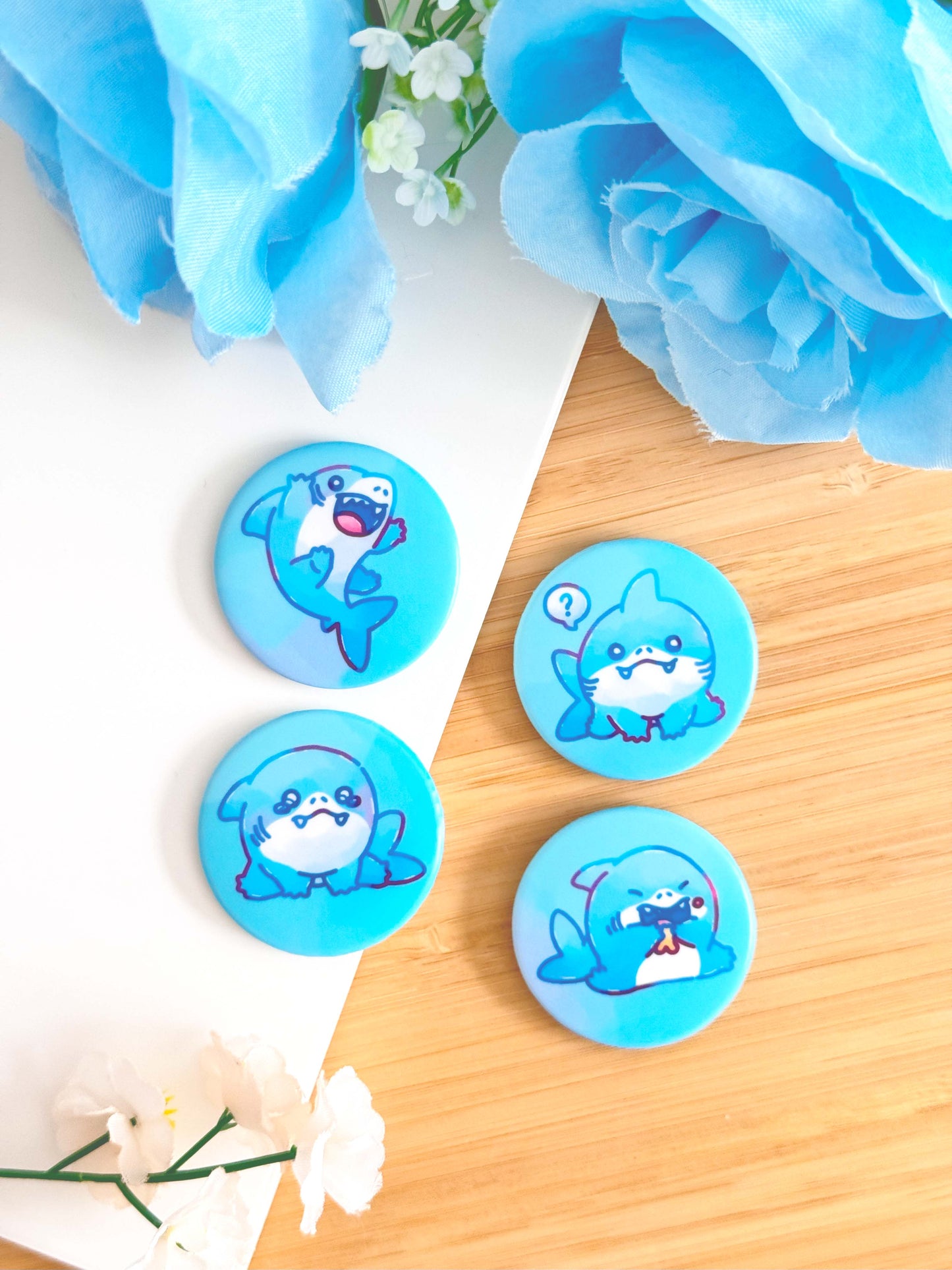 My Name is Jeff Button Magnet Set