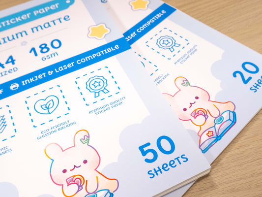 Printable Premium Matte Vinyl Sticker Paper