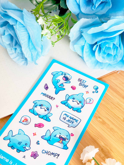 My Name is Jeff Sticker Sheet