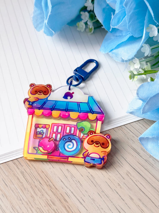 Nook's Cranny Shaker Keychain