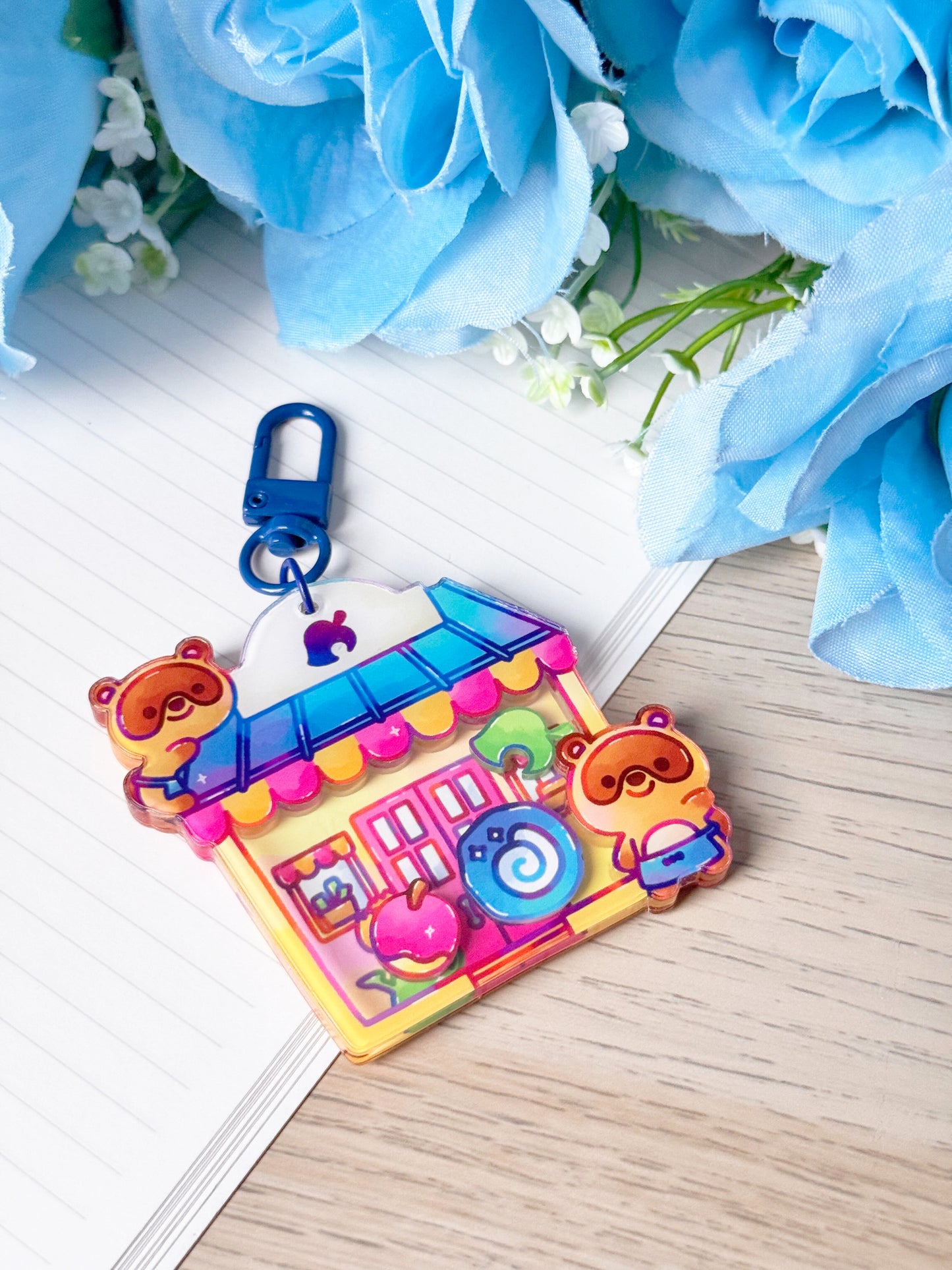 Nook's Cranny Shaker Keychain