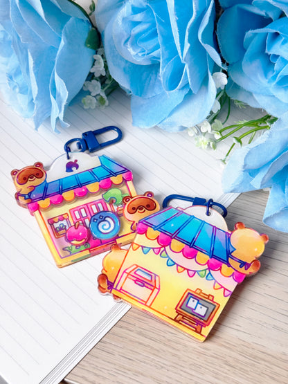 Nook's Cranny Shaker Keychain