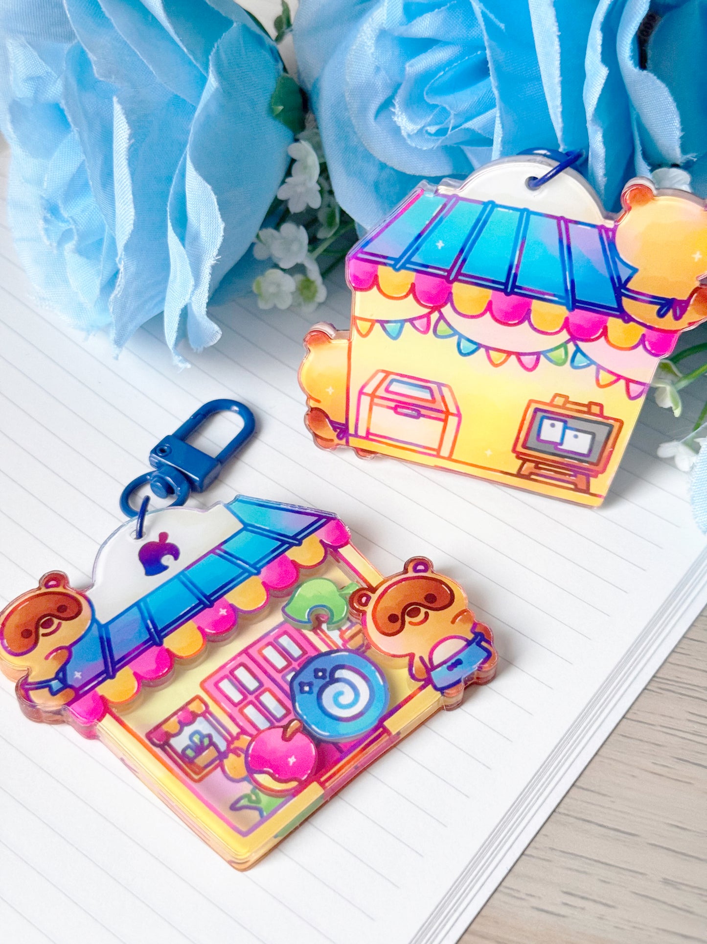 Nook's Cranny Shaker Keychain