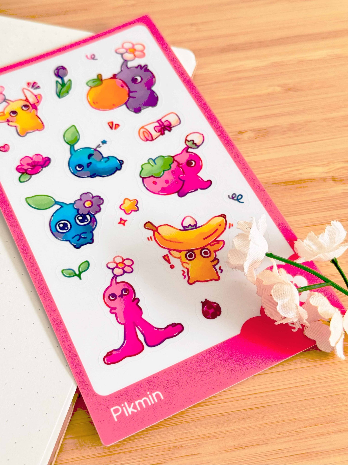 Pikmin Sticker Sheet