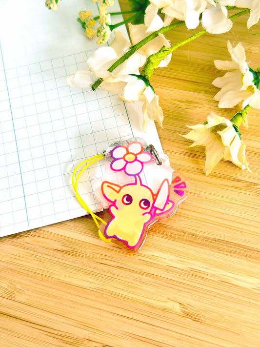 Yellow Pikmin Keychain