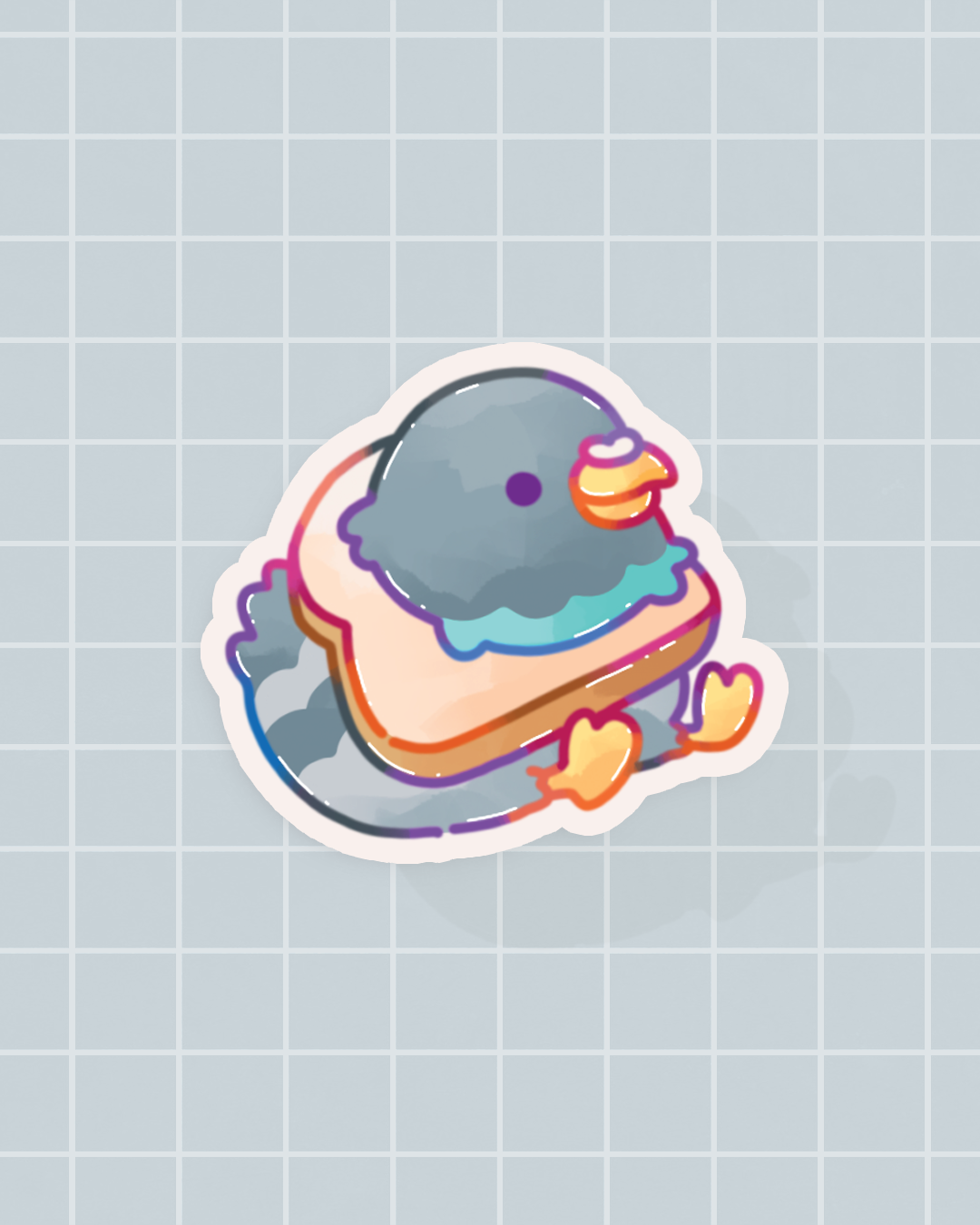 Pigeon Bread Sticker