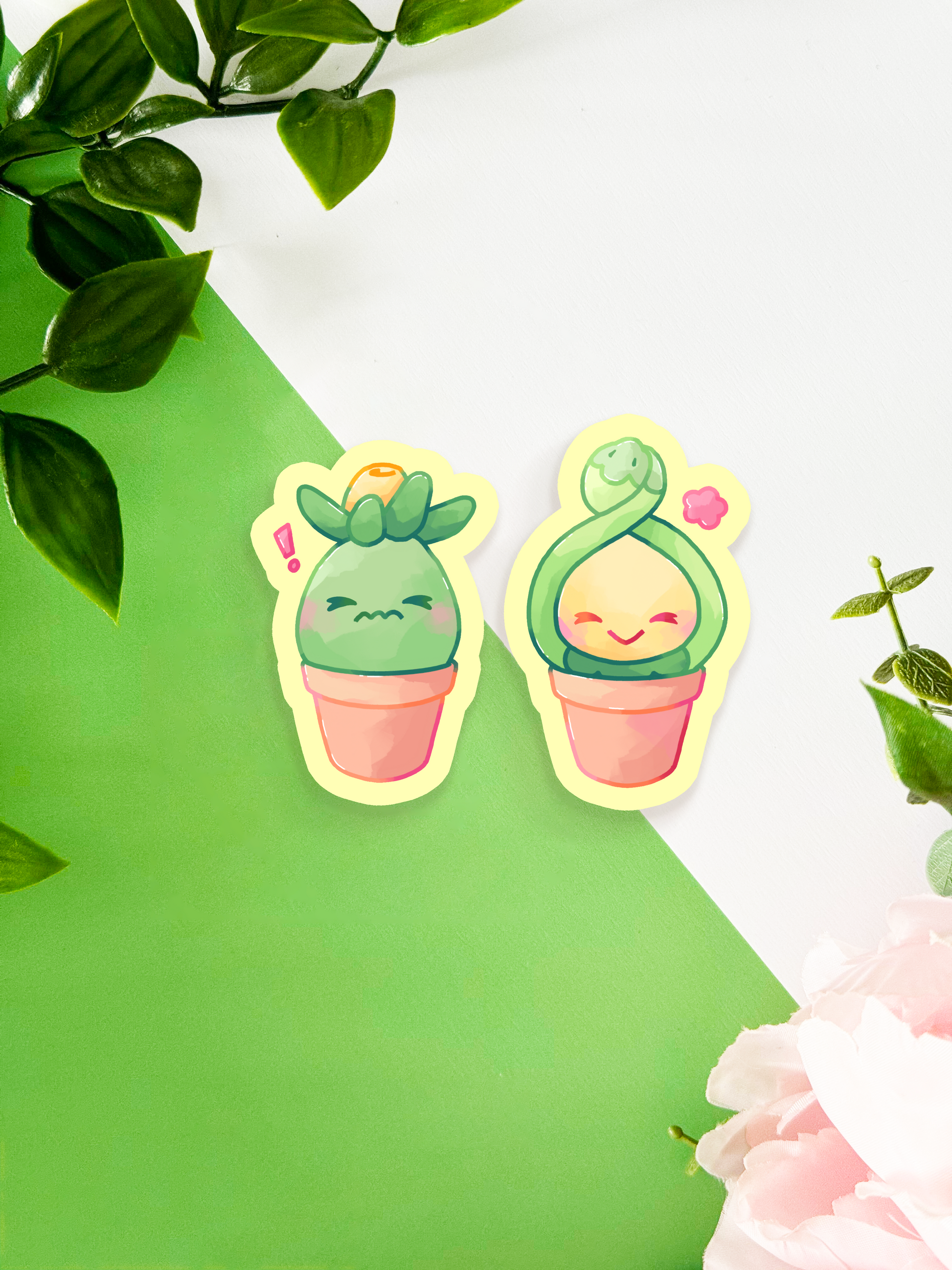 pot plant stickers Pot Plants Stickers – Shiku Designs