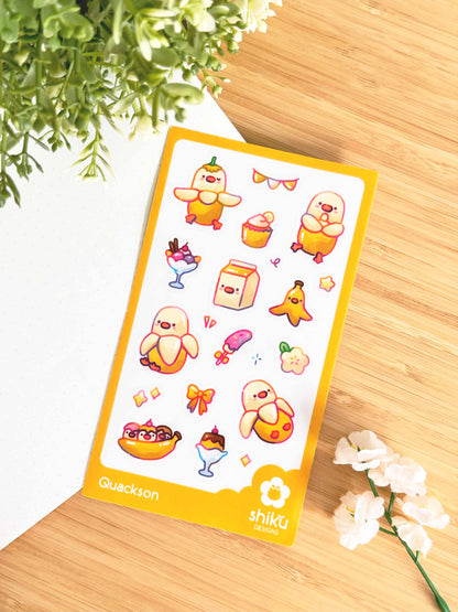 Quackson Sticker Sheet