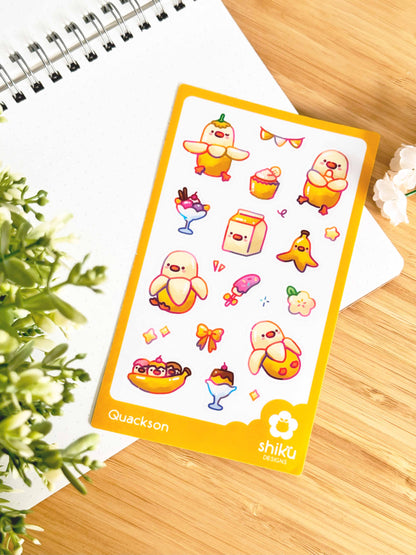 Quackson Sticker Sheet