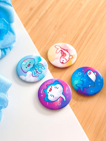 Sea Friends Button Magnet Set