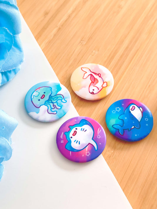 Sea Friends Button Magnet Set