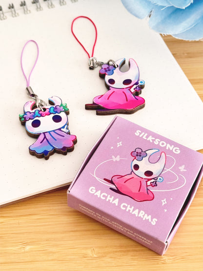 Silksong Gacha Wooden Charms