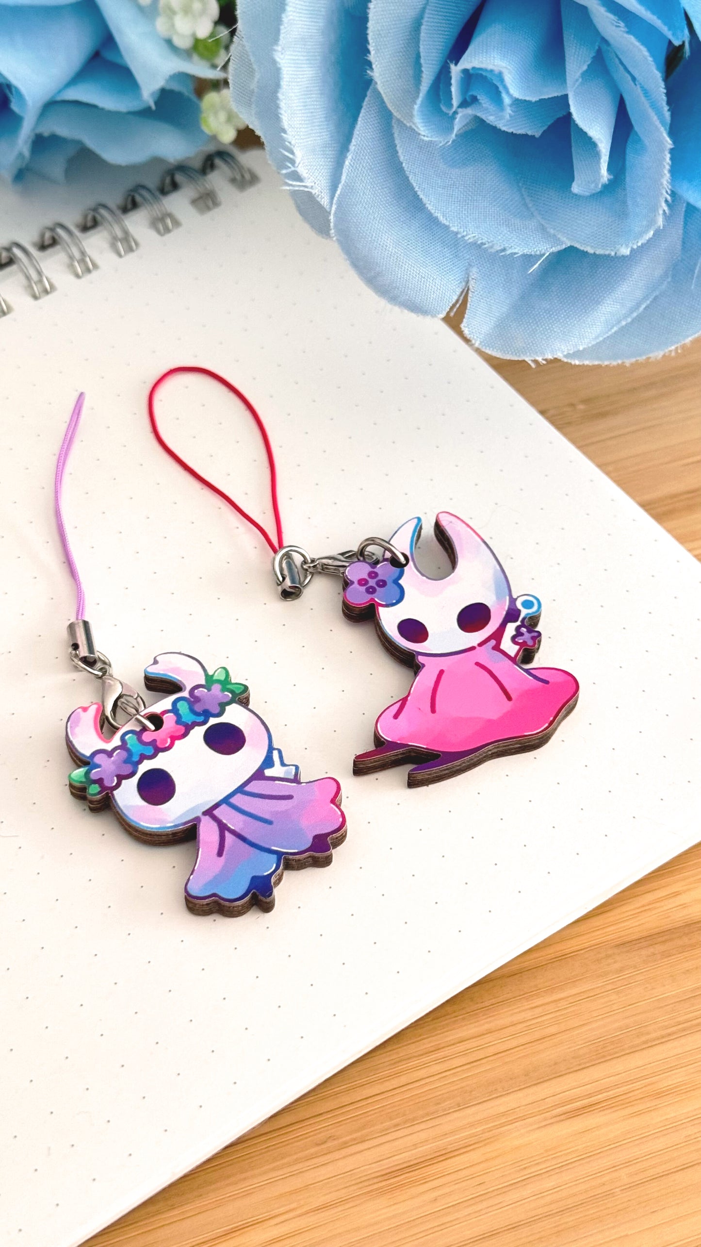 Silksong Gacha Wooden Charms