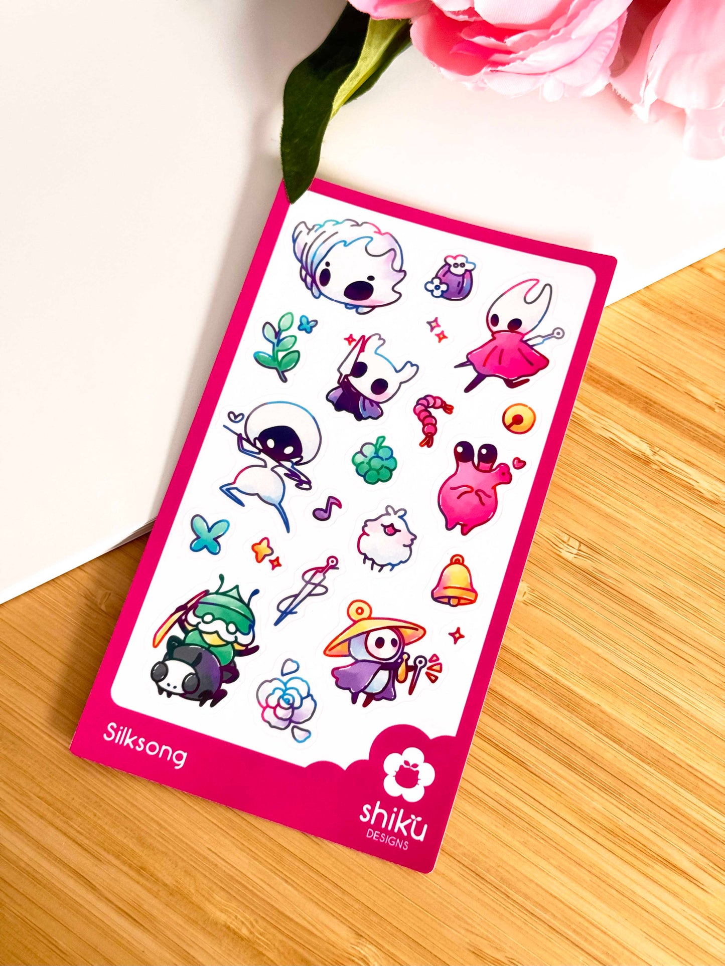 Silksong Sticker Sheet