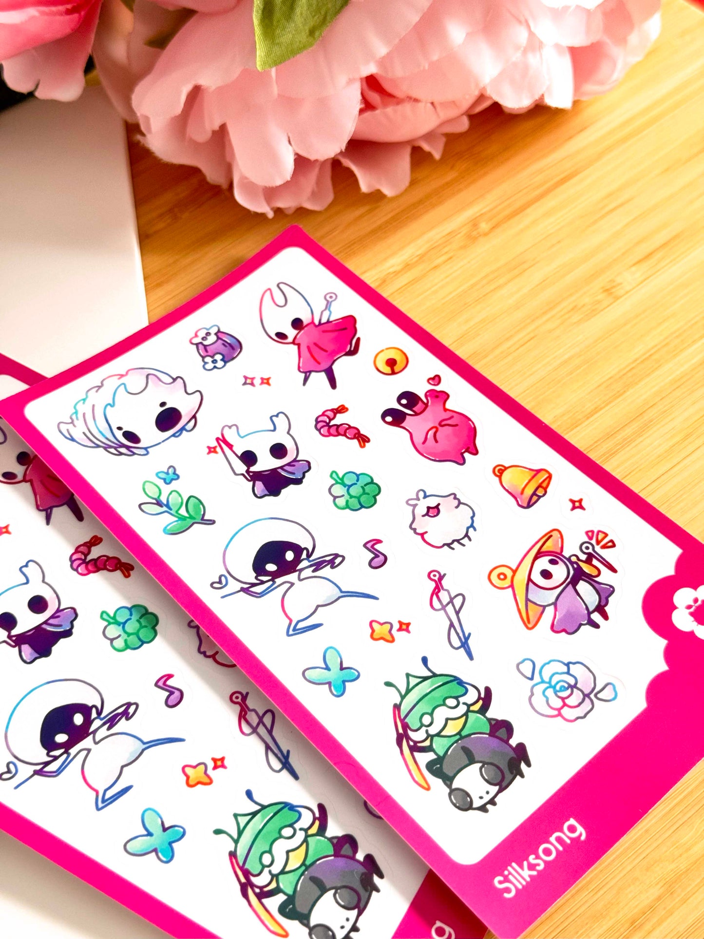 Silksong Sticker Sheet