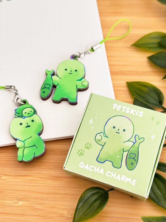 Petski Gacha Wooden Charms