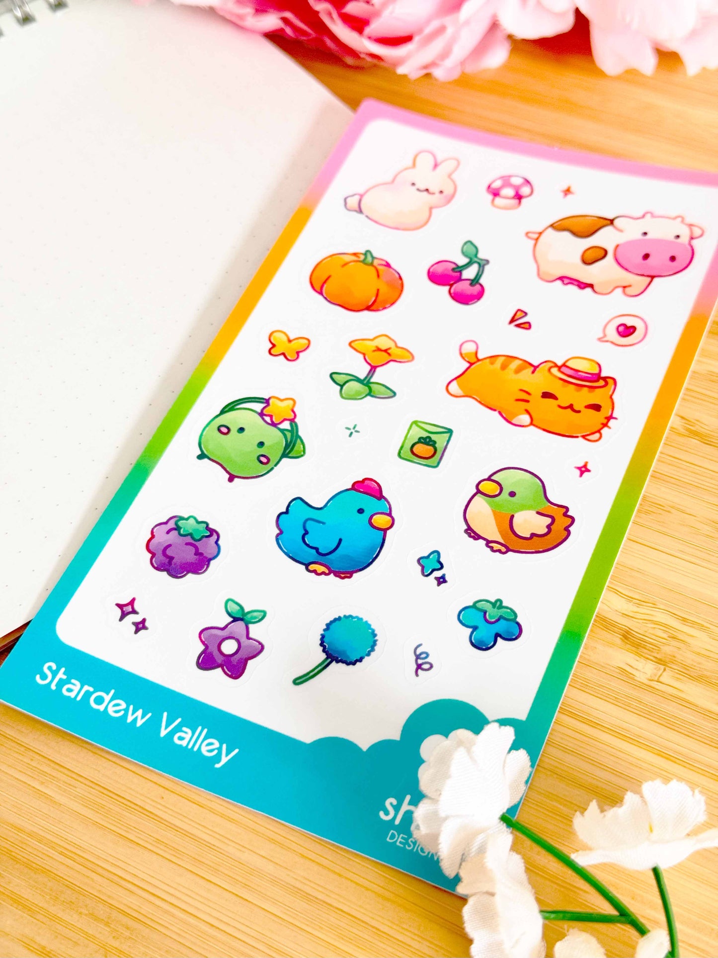 Stardew Valley Sticker Sheet