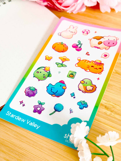 Stardew Valley Sticker Sheet