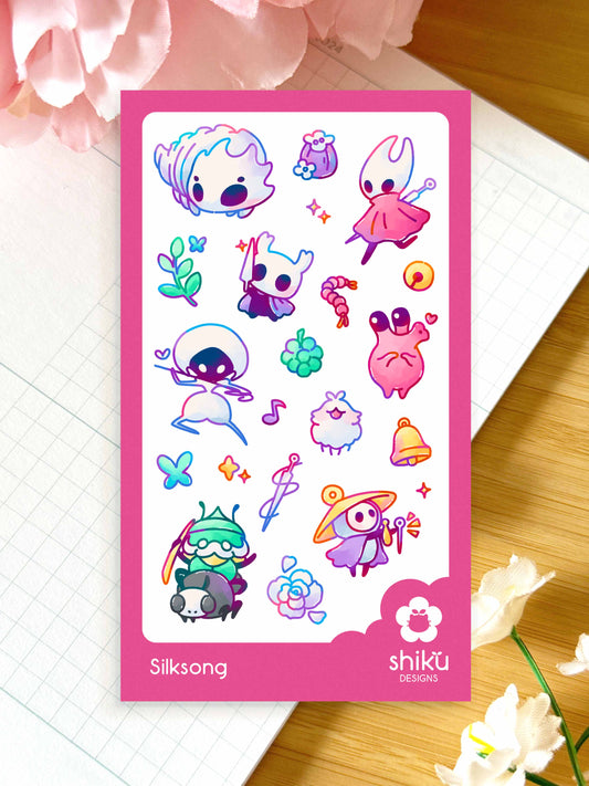 Silksong Sticker Sheet
