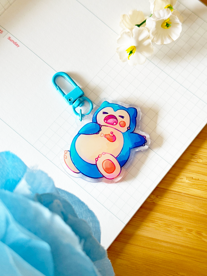 Snorlax Keychain