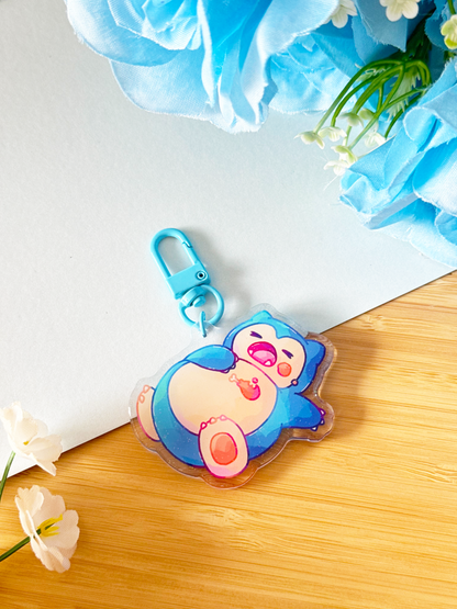 Snorlax Keychain