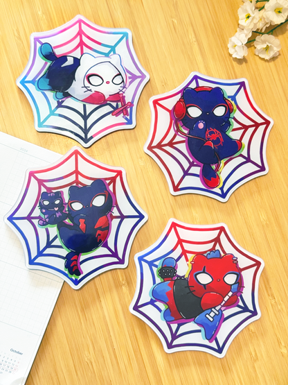 [DC] Spidercat Acrylic Coasters