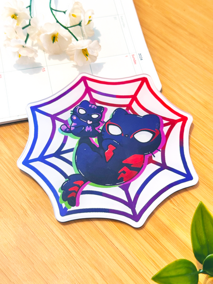 [DC] Spidercat Acrylic Coasters
