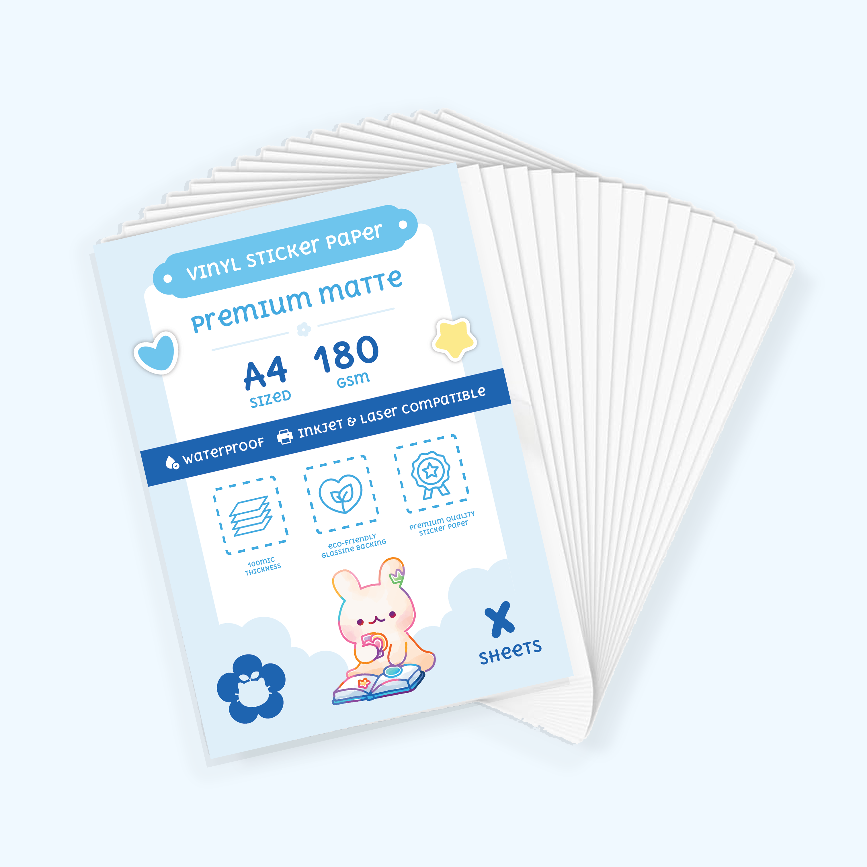 Printable Premium Matte Vinyl Sticker Paper – Shiku Designs