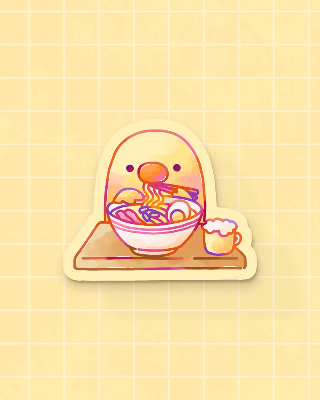 Ramen Nomnomnom Sticker