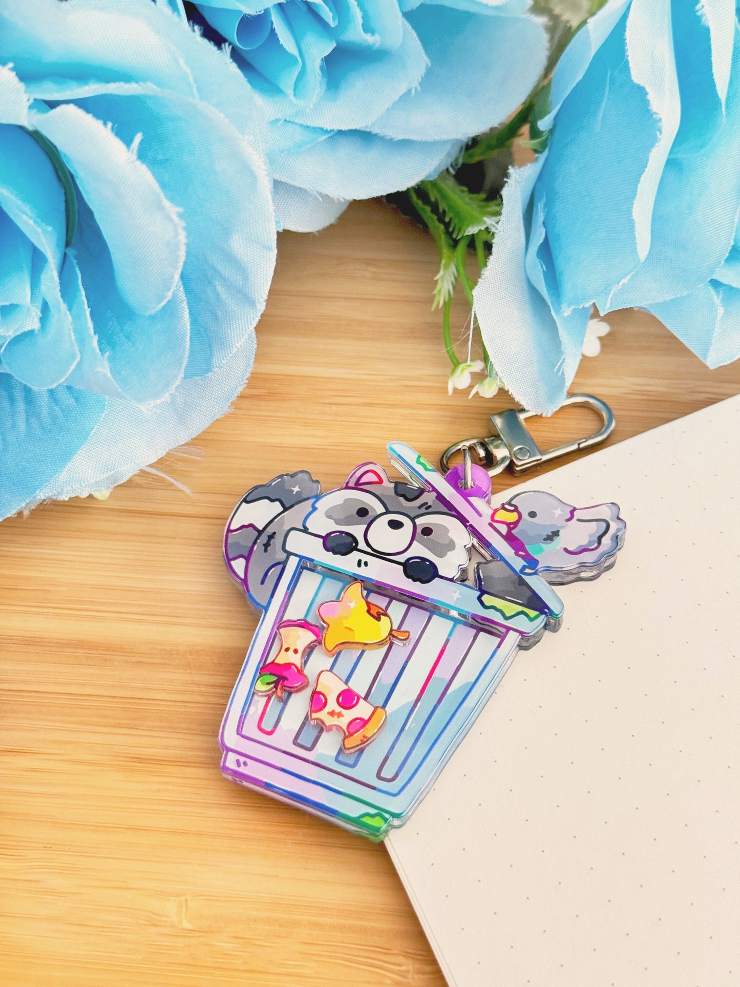 Trash Pals Shaker Keychain