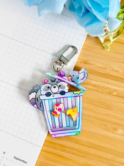 Trash Pals Shaker Keychain