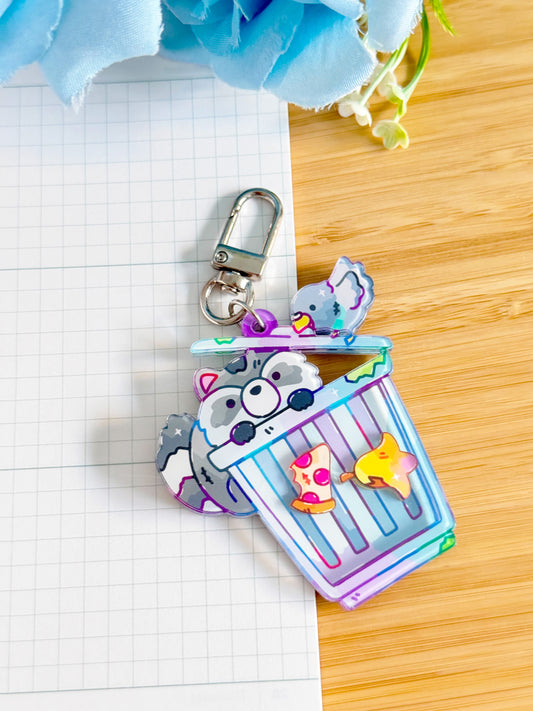 Trash Pals Shaker Keychain