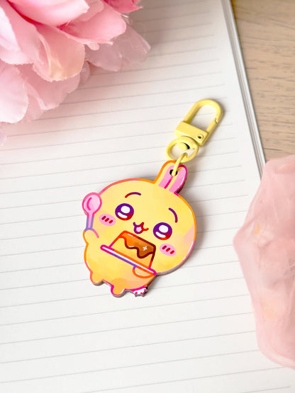Usagi Wooden Keychain