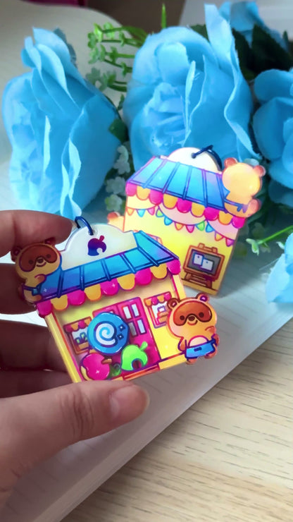 Nook's Cranny Shaker Keychain