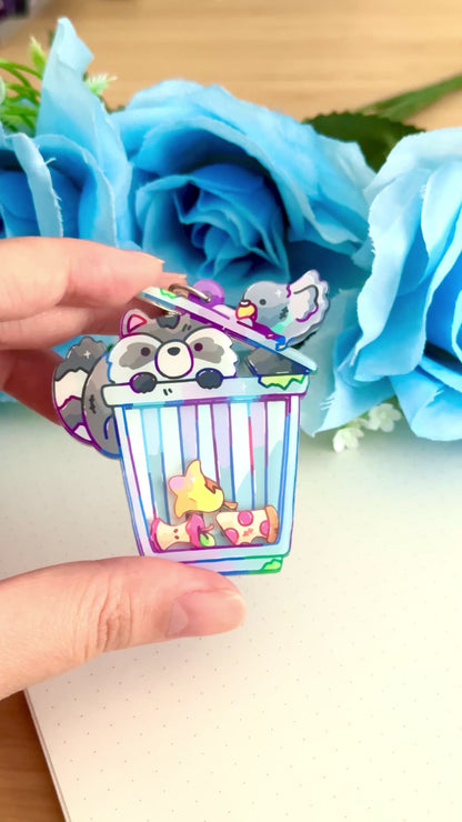 Trash Pals Shaker Keychain